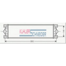 0970091 KUHLER SCHNEIDER Интеркулер