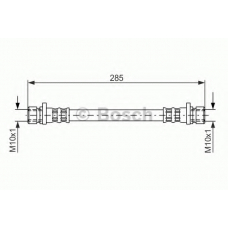 1 987 476 888 BOSCH Тормозной шланг