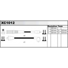 XC1012 QUINTON HAZELL Комплект проводов зажигания