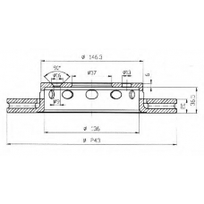 BDC4377 QUINTON HAZELL Тормозной диск