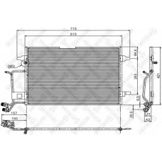 10-45006-SX STELLOX Конденсатор, кондиционер