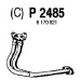 P2485 FENNO Труба выхлопного газа