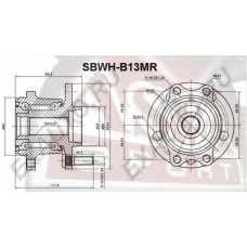 SBWH-B13MR ASVA Ступица колеса