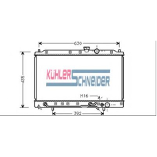 0510001 KUHLER SCHNEIDER Радиатор, охлаждение двигател