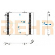 7402594 BEHR Condenser