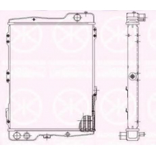 0017302002 KLOKKERHOLM Радиатор, охлаждение двигателя