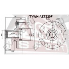 TYWH-AZT220F ASVA Ступица колеса
