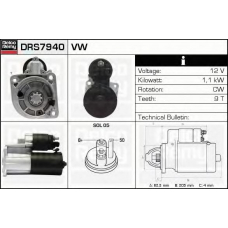 DRS7940 DELCO REMY Стартер