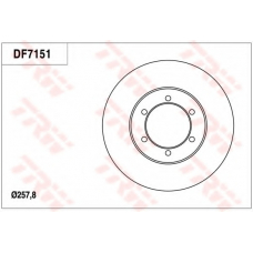 DF7151 TRW Тормозной диск