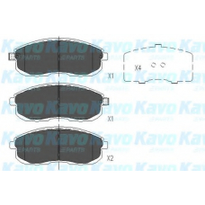 KBP-6579 KAVO PARTS Комплект тормозных колодок, дисковый тормоз