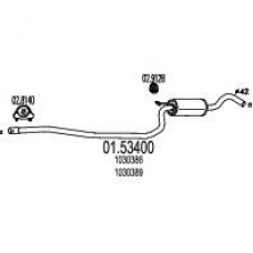 01.53400 MTS Средний глушитель выхлопных газов