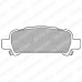 LP1509 DELPHI Комплект тормозных колодок, дисковый тормоз
