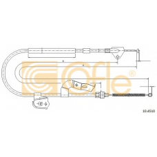 10.4510 COFLE Трос, стояночная тормозная система