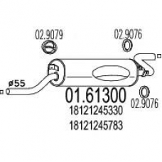 01.61300 MTS Глушитель выхлопных газов конечный