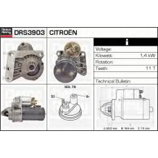 DRS3903 DELCO REMY Стартер