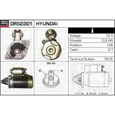 DRS2301N DELCO REMY Стартер