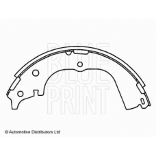 ADD64124 BLUE PRINT Комплект тормозных колодок