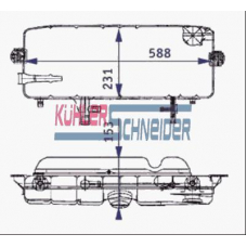 0430701 KUHLER SCHNEIDER Компенсационный бак, охлаждающая жидкость