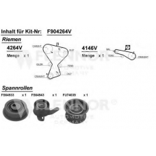 F904264V FLENNOR Комплект ремня грм