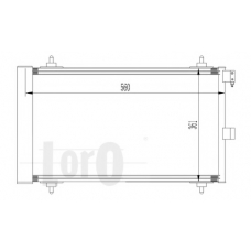 009-016-0008 LORO Конденсатор, кондиционер