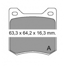830760 Vema Комплект тормозных колодок, дисковый тормоз