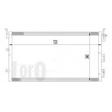 019-016-0011 LORO Конденсатор, кондиционер