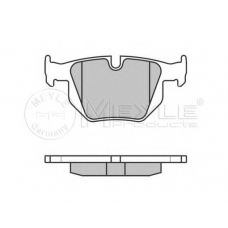 025 235 5017 MEYLE Комплект тормозных колодок, дисковый тормоз