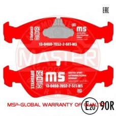 13046070522-SET-MS MASTER-SPORT Комплект тормозных колодок, дисковый тормоз