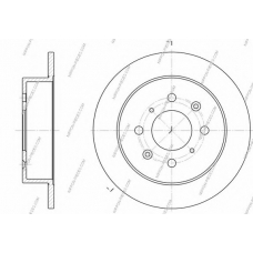 H331A09 NPS Тормозной диск