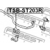 TSB-ST203R FEBEST Опора, стабилизатор