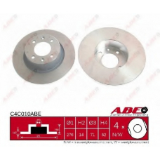 C4C010ABE ABE Тормозной диск