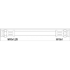 G1900.91 WOKING Тормозной шланг