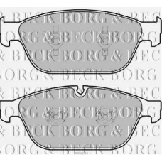 BBP2293 BORG & BECK Комплект тормозных колодок, дисковый тормоз