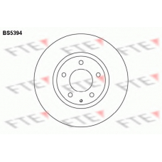 BS5394 FTE Тормозной диск