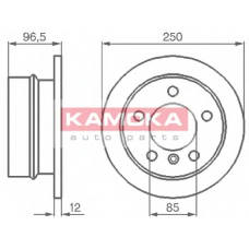 103454 KAMOKA Тормозной диск