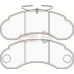 ADB01089 COMLINE Комплект тормозных колодок, дисковый тормоз