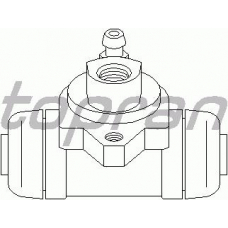 300 654 TOPRAN Колесный тормозной цилиндр