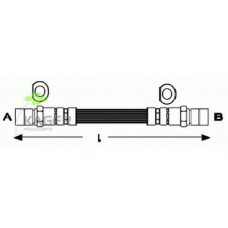 38-0525 KAGER Тормозной шланг