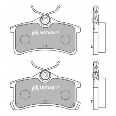 LVXL1251 MOTAQUIP Комплект тормозных колодок, дисковый тормоз