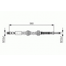 1 987 481 664 BOSCH Тормозной шланг