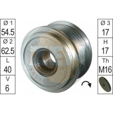 ZN5524 ERA Механизм свободного хода генератора