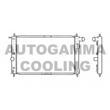 102587 AUTOGAMMA Радиатор, охлаждение двигателя