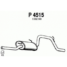 P4515 FENNO Глушитель выхлопных газов конечный