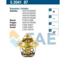 5204187 FAE Термостат, охлаждающая жидкость
