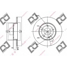 BD1133 DJ PARTS Тормозной диск