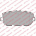 LP2027 DELPHI Комплект тормозных колодок, дисковый тормоз