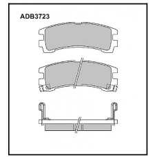 ADB3723 Allied Nippon Тормозные колодки