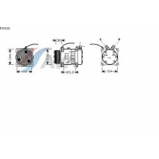 RTK318 AVA Компрессор, кондиционер