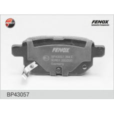 bp43057 FENOX Комплект тормозных колодок, дисковый тормоз