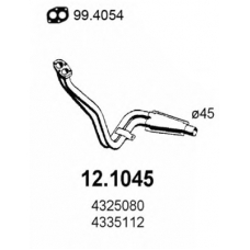 12.1045 ASSO Труба выхлопного газа